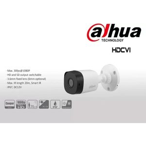 DAHUA Dahua 2MP HDCVI IR Bullet Camera DH-HAC-B1A21P Security Camera (1 Channel)