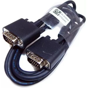 NetFit TV-out Cable 1.5mtr Dell Black VGA Cable (Black, For Computer, 1.5 m)