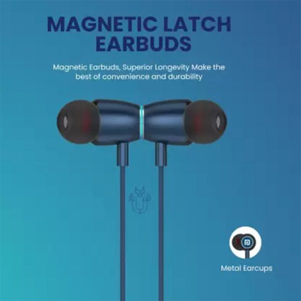 Portronics Conch 80 In Ear Wired Headset (Blue, In the Ear)