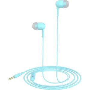 Portronics Conch 50 Wired Headset (Light Blue, In the Ear)