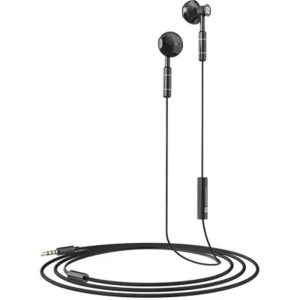 Portronics Ear 1 Wired Headset (Black, In the Ear)