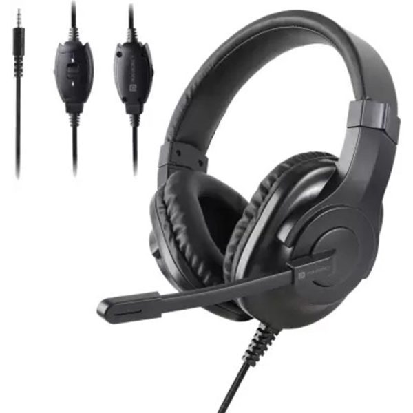 Portronics Genesis Over The Ear Wired Gaming Headset (Black, On the Ear)