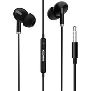 Portronics POR-1155 Conch Delta Wired Headset (Black, In the Ear)